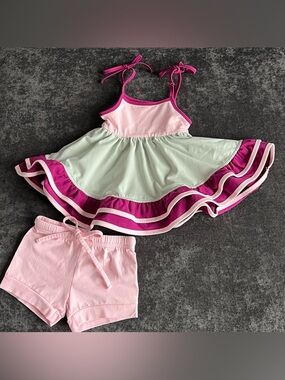 Jane + Jo Girls Mermaid Jewel House Tunic Set Size 18 Months